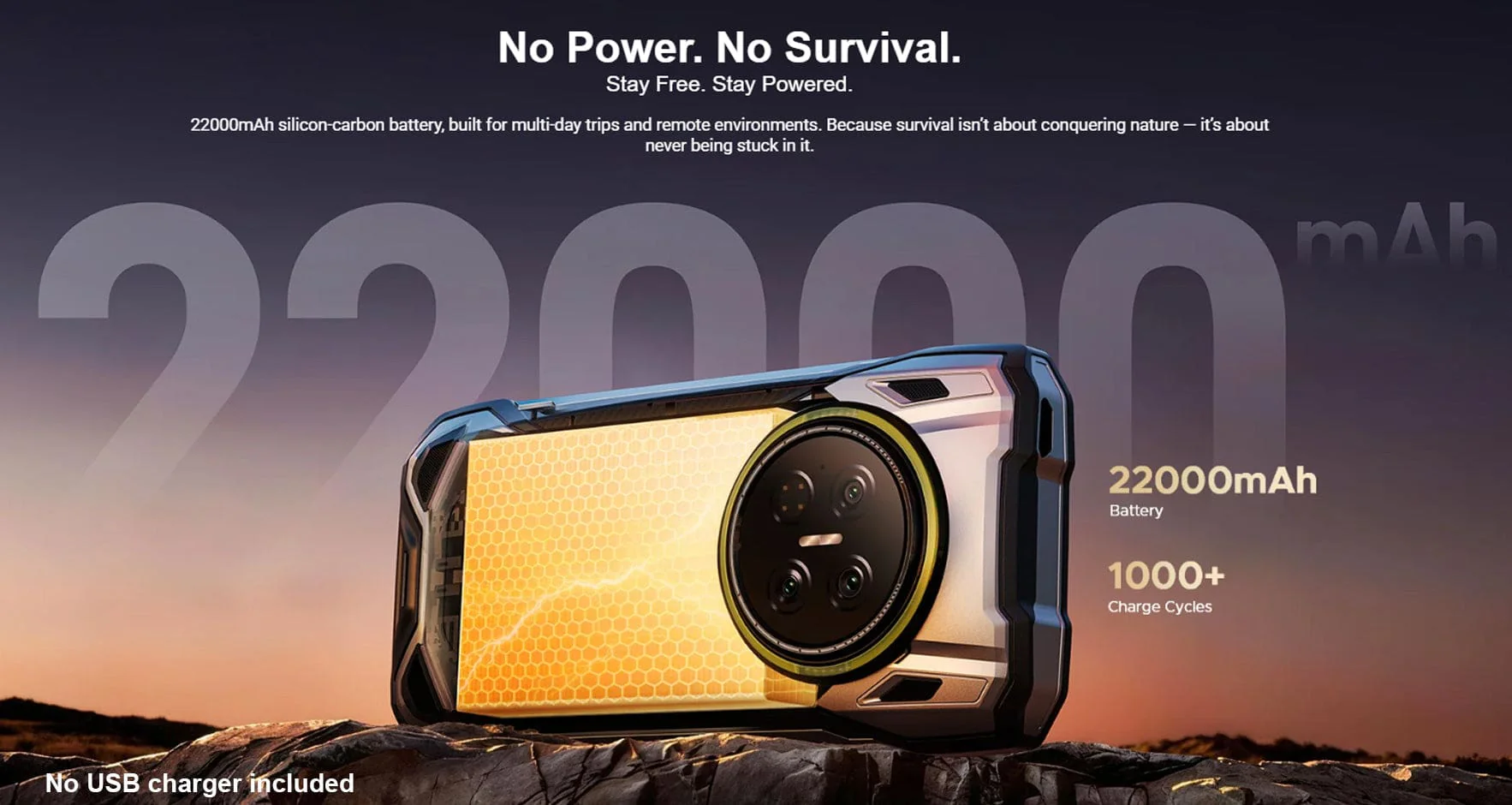 DOOGEE V Max 2 5G Rugged Phone | 22000mAh Battery | 6.58" 120Hz Screen | 512GB ROM | Android 16 - Image 5