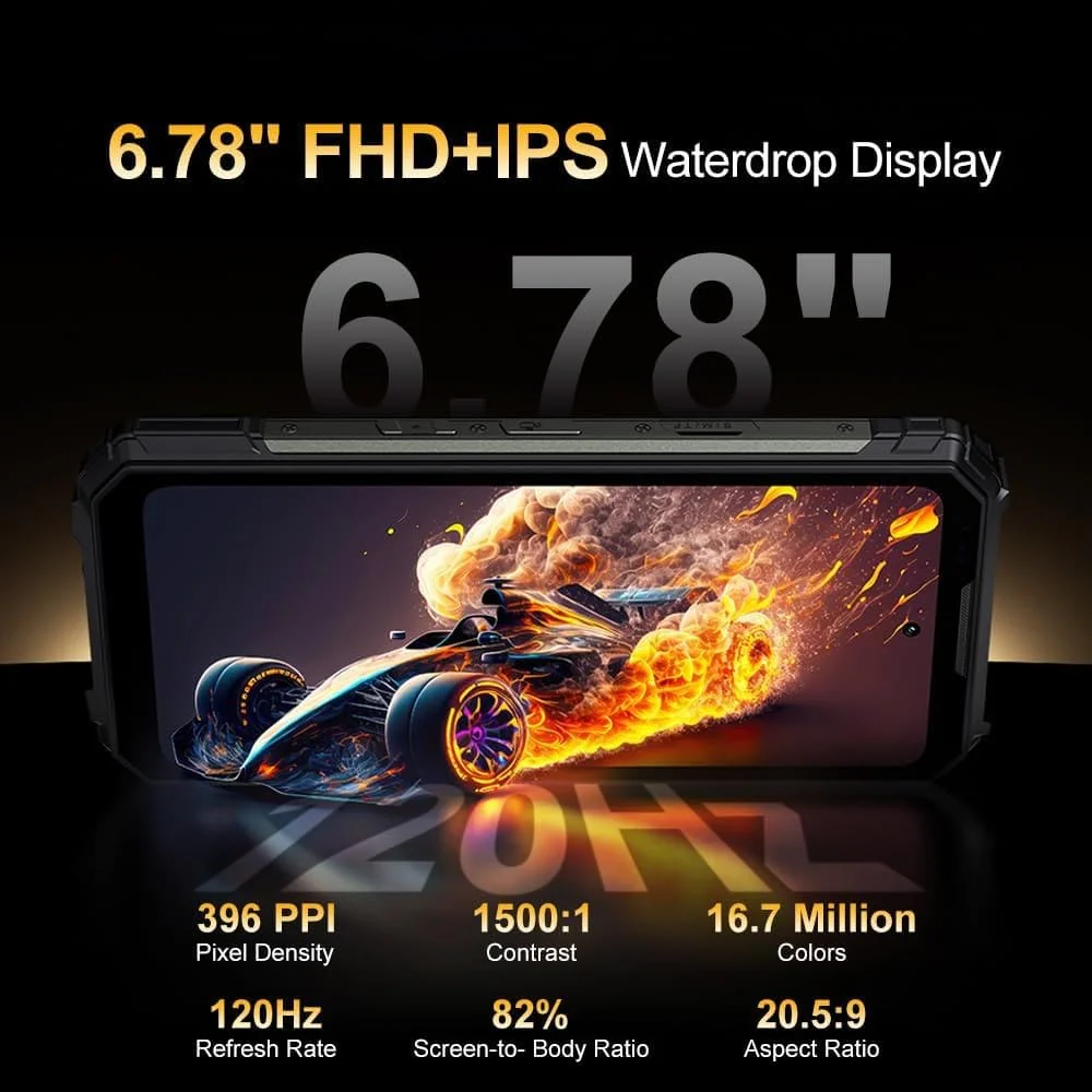 Doogee V Max LR 5G Rugged VIP Edition | Laser Measure | 16GB+512GB | 20500mAh | 200MP Samsung Camera - Image 4
