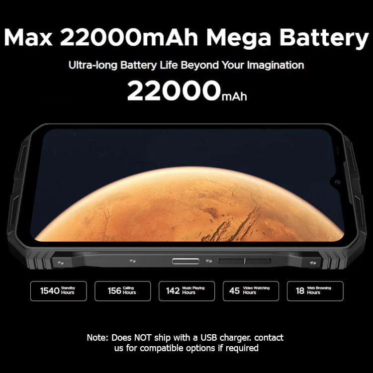 Doogee V Max Plus 5G Rugged, 16GB+512GB, 22000mAh,200MP Samsung Camera, IR Night Vision - Image 10