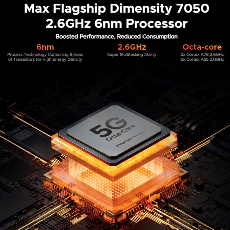 Doogee V Max Plus 5G Rugged, 16GB+512GB, 22000mAh,200MP Samsung Camera, IR Night Vision - Image 3