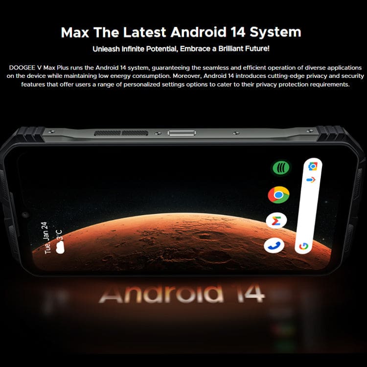 Doogee V Max Plus 5G Rugged, 16GB+512GB, 22000mAh,200MP Samsung Camera, IR Night Vision - Image 5
