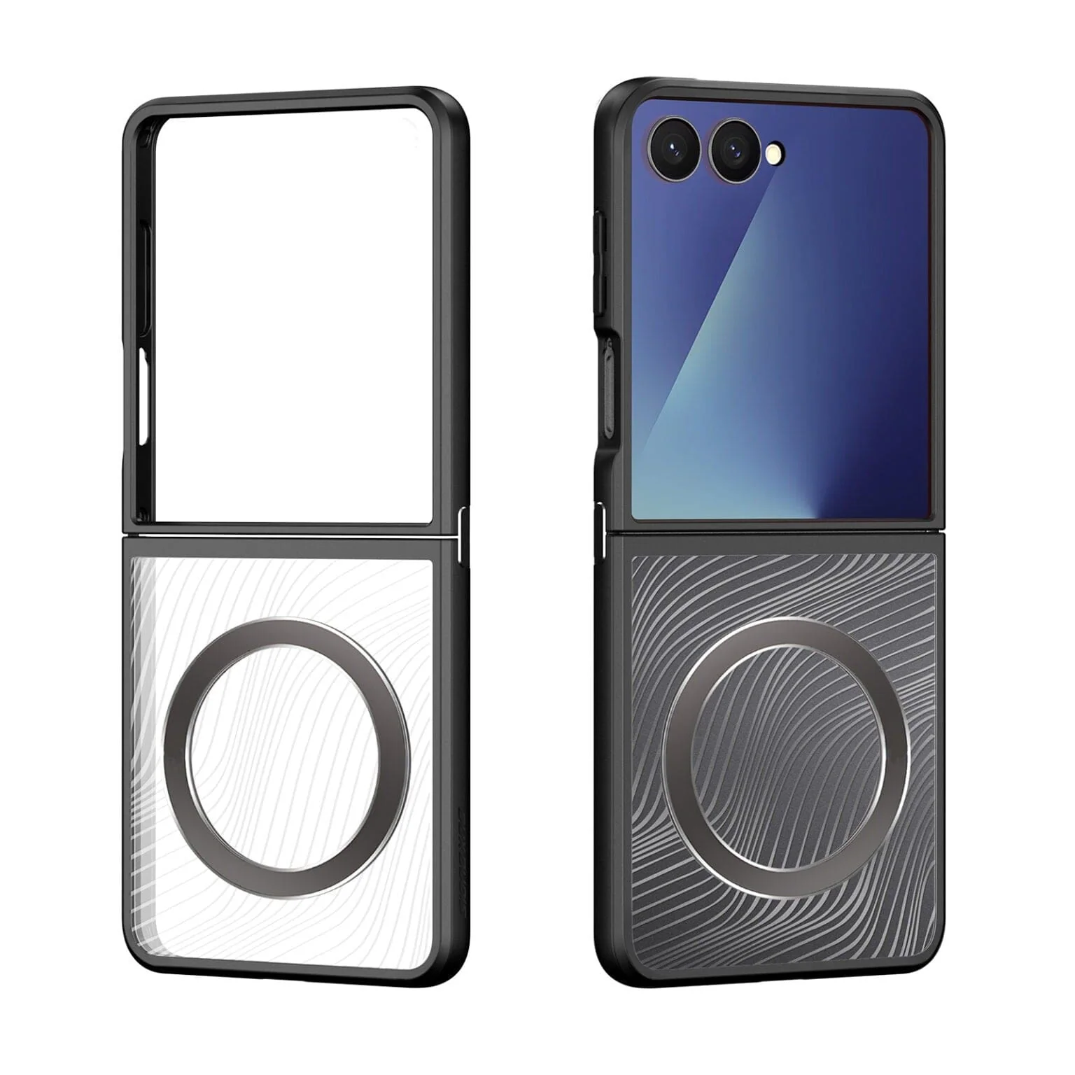 Samsung Galaxy Z Flip 7 DUX DUCIS Aimo Mag Series Magnetic Back Cover - Slim Hinge Protection - Image 2