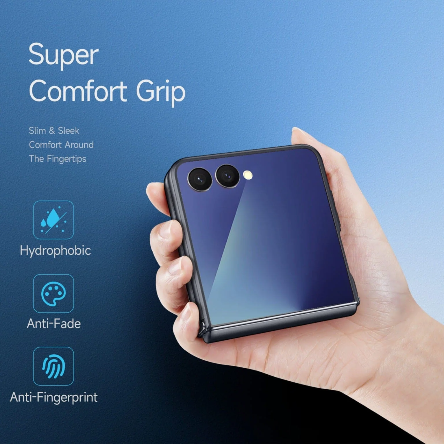 Samsung Galaxy Z Flip 7 DUX DUCIS Aimo Mag Series Magnetic Back Cover - Slim Hinge Protection - Image 3