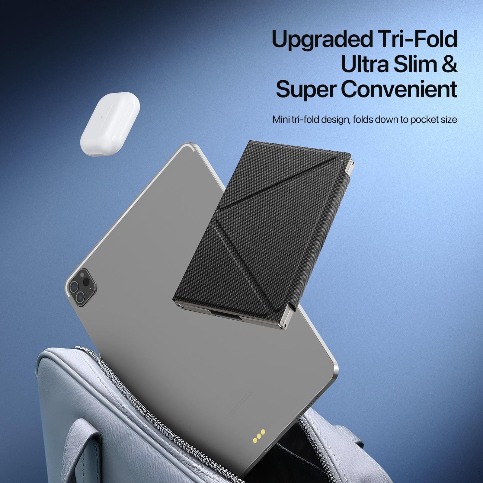 DUX DUCIS OK Flip Series Tri-fold Wireless Keyboard with Touchpad and Stand - Image 11