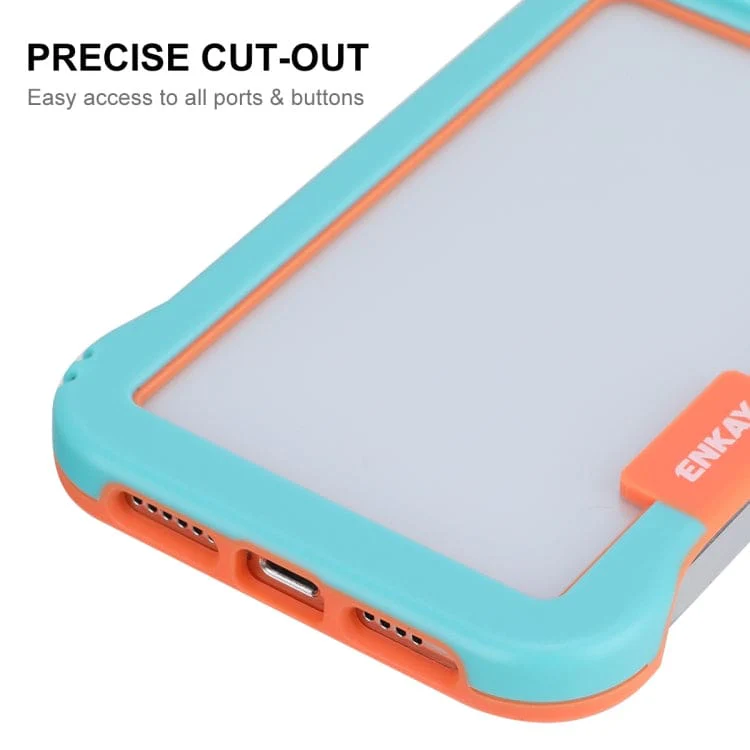 Apple iPhone 13 PRO MAX Enkay Shockproof Frameless Protective Cover plus Glass Screen Protector - Image 4