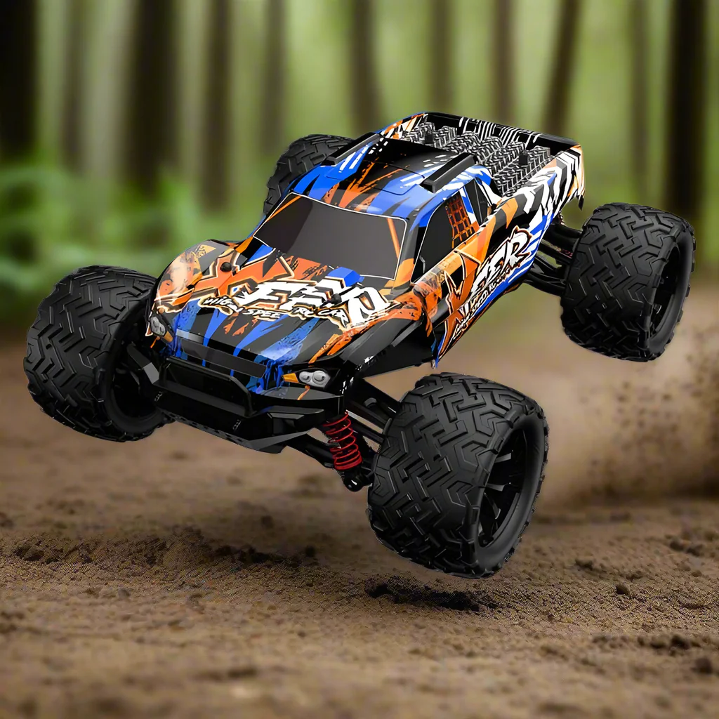 Enoze Dual Motor Bigfoot RC Truck, LEDs, Max 40km/h, Proportional Control, RTR - Image 17