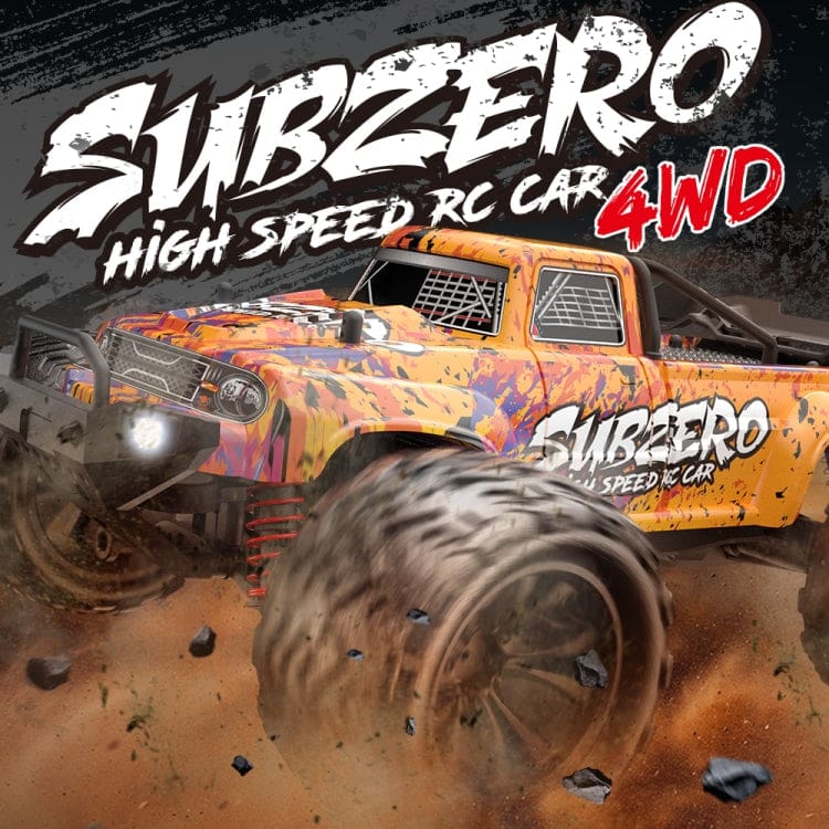 Enoze Dual Motor Bigfoot RC Truck, LEDs, Max 40km/h, Proportional Control, RTR - Image 2