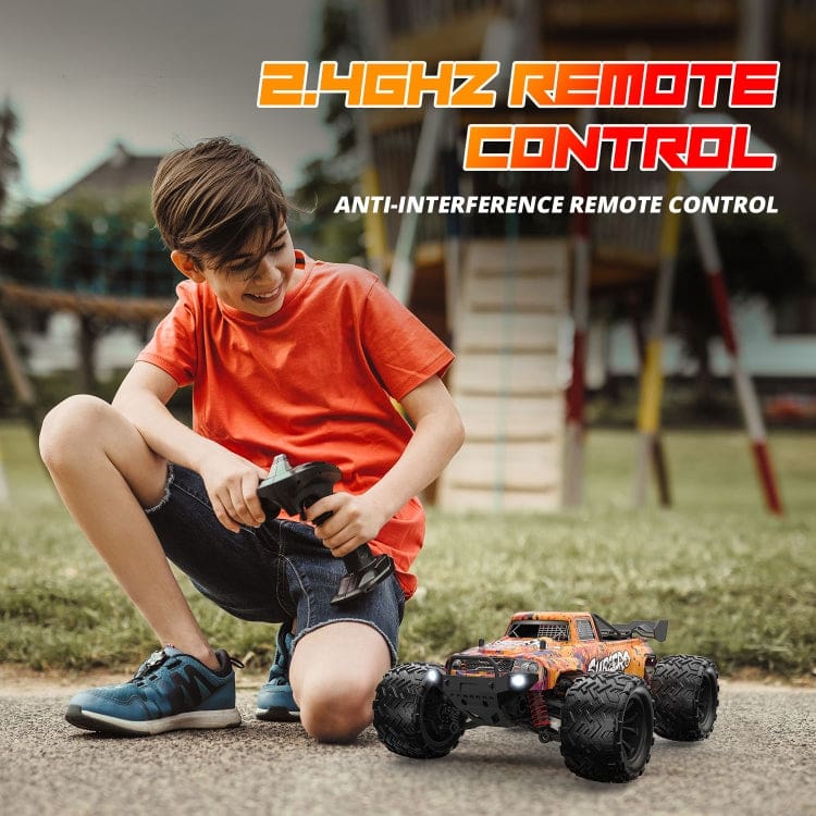 Enoze Dual Motor Bigfoot RC Truck, LEDs, Max 40km/h, Proportional Control, RTR - Image 8