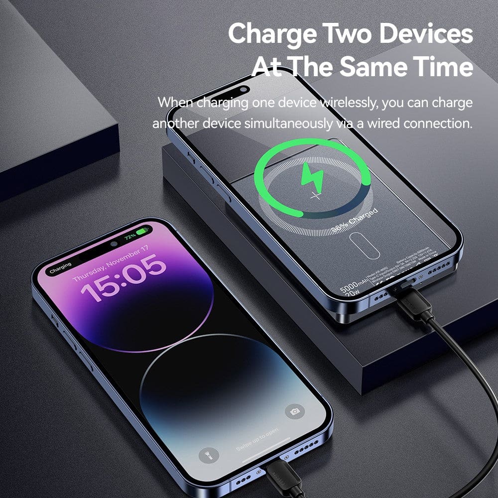 Essager KRW002 5000mAh Ultra-Slim Magnetic Wireless Power Bank - Image 3