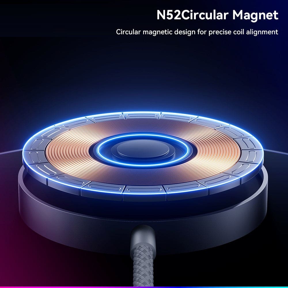 Essager WC17 RGB Magnetic Charging Pad – 15W Fast Charge for iPhone & Android - Image 5