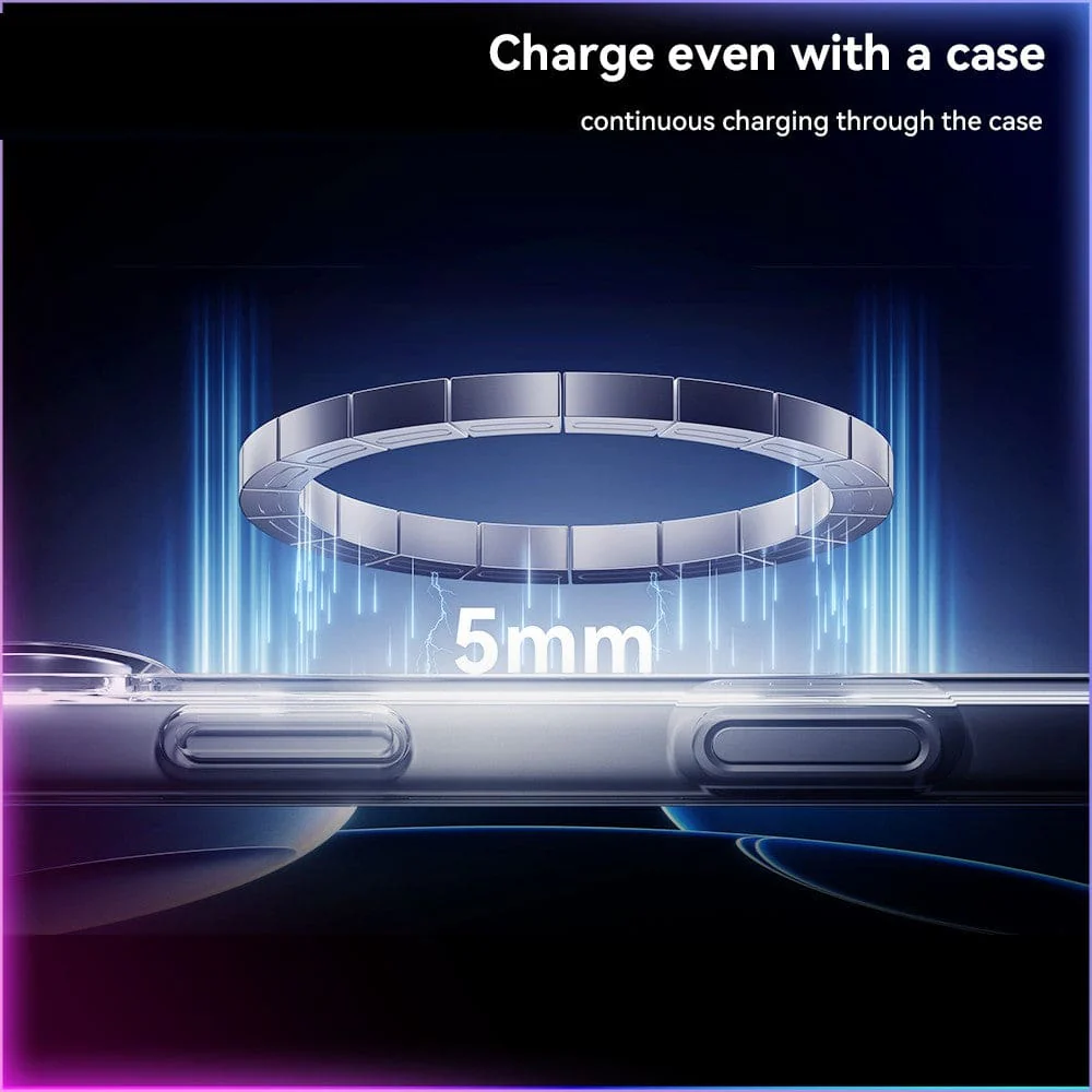 Essager WC17 RGB Magnetic Charging Pad – 15W Fast Charge for iPhone & Android - Image 6