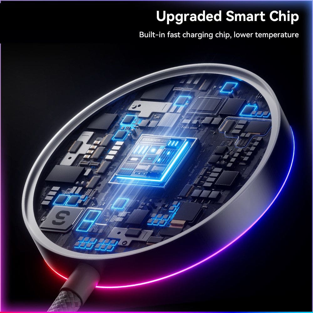 Essager WC17 RGB Magnetic Charging Pad – 15W Fast Charge for iPhone & Android - Image 7