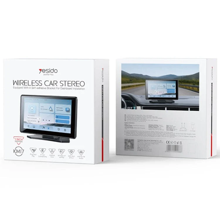 [EX-DEMO] KM17 7" Touch Screen Display, Android Auto, Apple CarPlay, FM Transmitter, Wi-Fi, Bluetooth - Image 10