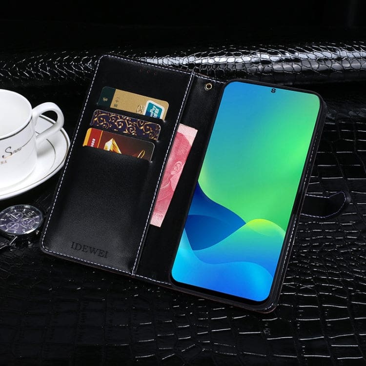 ULEFONE NOTE 13P Flip Front Phone Cover, Card Slots, Crocodile Texture - Image 6
