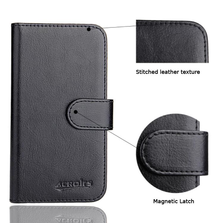BLACKVIEW BV9600, BV9600E Flip Phone Cover/Wallet, Adhesive Back, Magnetic Latch - Image 2