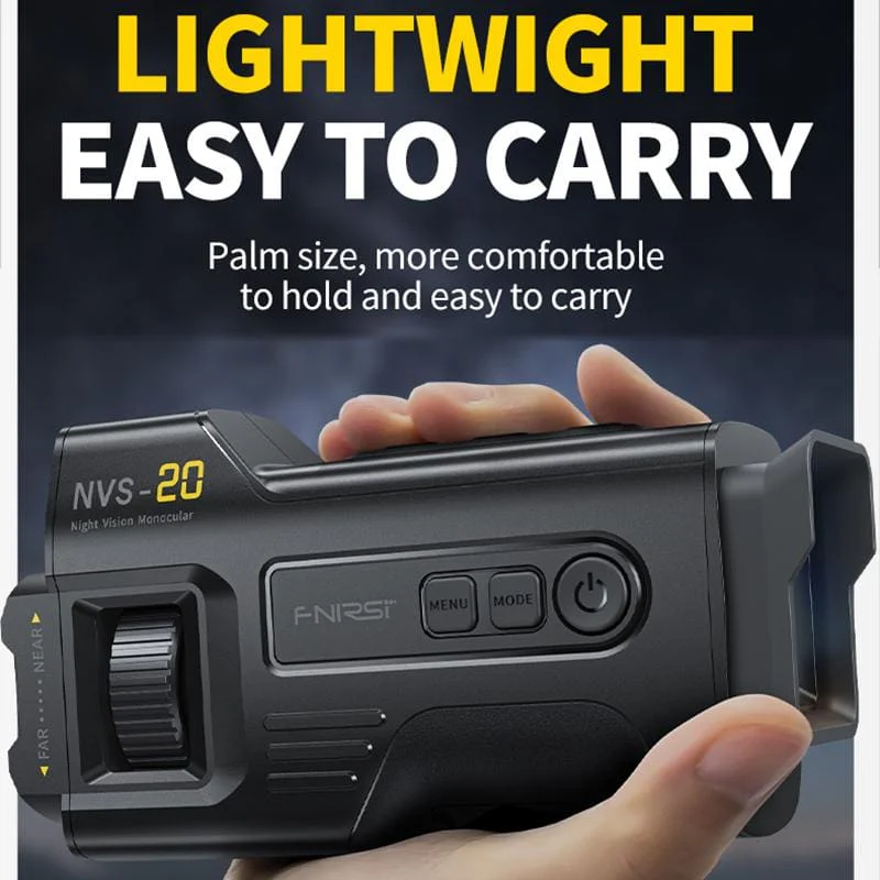 FNIRSI NVS-20 4K HD Digital Night Vision | Infrared NV Monocular Scope - Image 9
