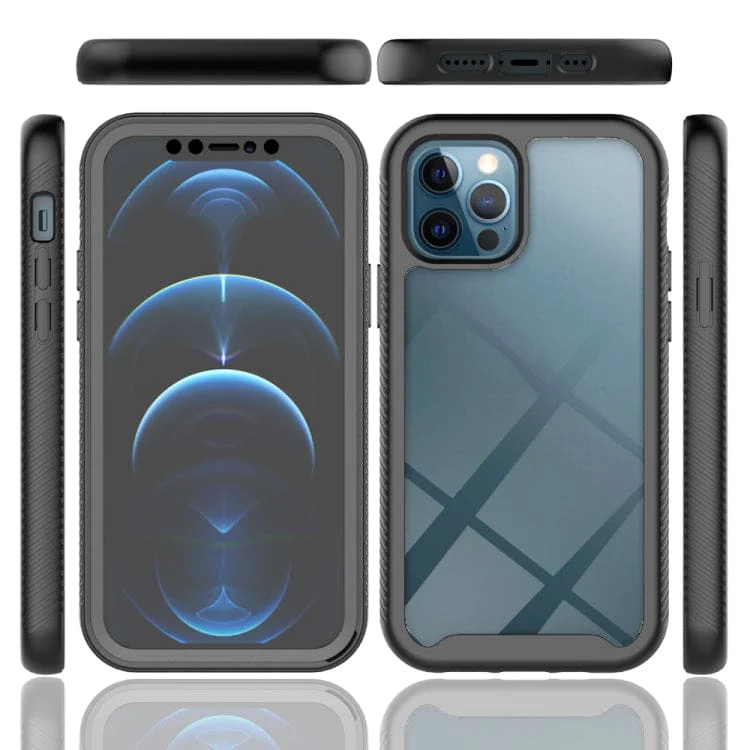 Apple iPhone 12/12 Pro Full Enclosure Protective Cover with Built-In Screen Protector - Image 3