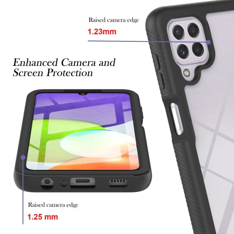 Samsung Galaxy A22 4G Full Enclosure Protective Cover with Built-In Screen Protector - Image 5