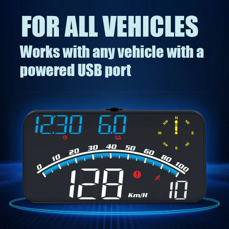 G10 Universal GPS Speedometer and HUD | Digital Dashboard Speed & Distance Display - Image 2