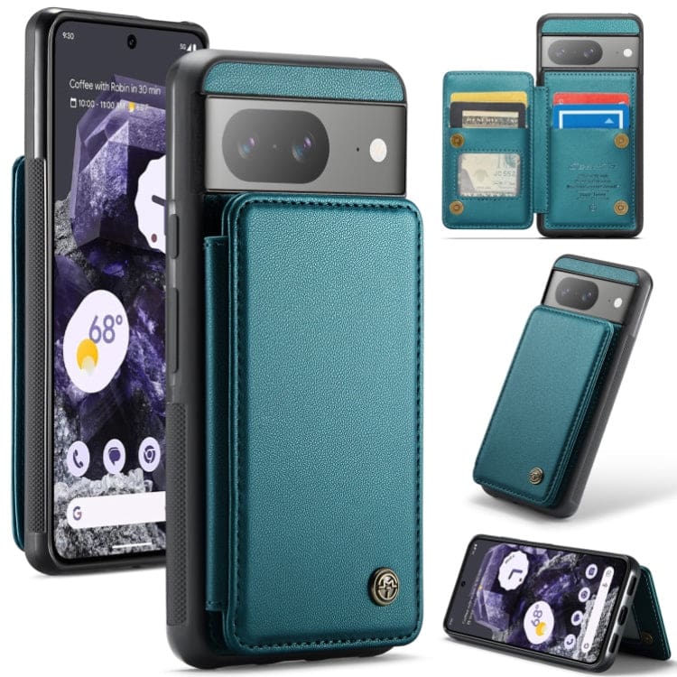 Google Pixel 8 CaseMe C22 Rear Wallet Cover with Card Slots - Image 8