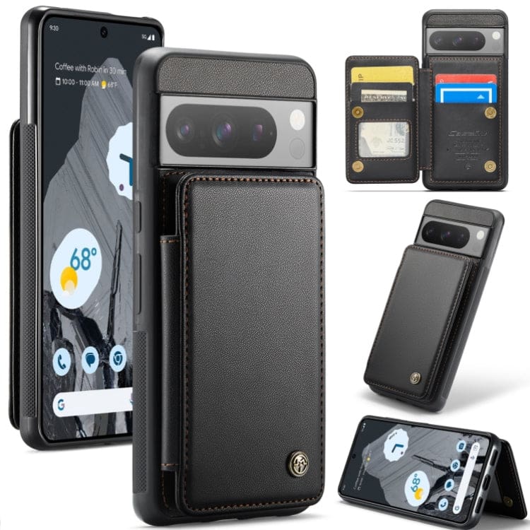 Google Pixel 8 Pro CaseMe C22 Rear Wallet Cover with Card Slots - Image 9