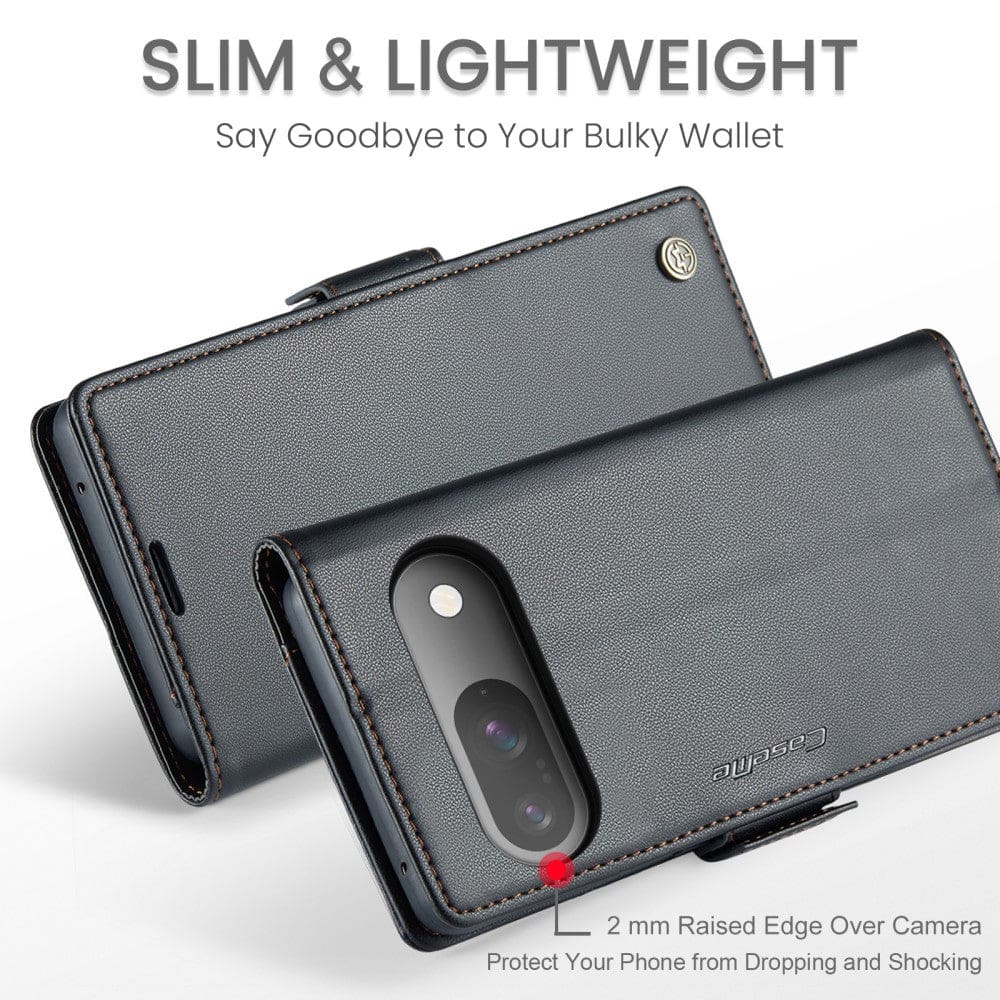 Google Pixel 9 / 9 Pro / 10 / 10 Pro CaseMe 023 Wallet Flip Cover with Magnetic Closing, Card Slots - Image 7