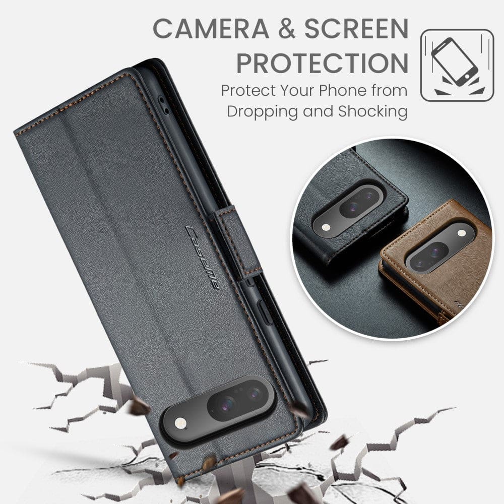 Google Pixel 9 / 9 Pro / 10 / 10 Pro CaseMe 023 Wallet Flip Cover with Magnetic Closing, Card Slots - Image 8