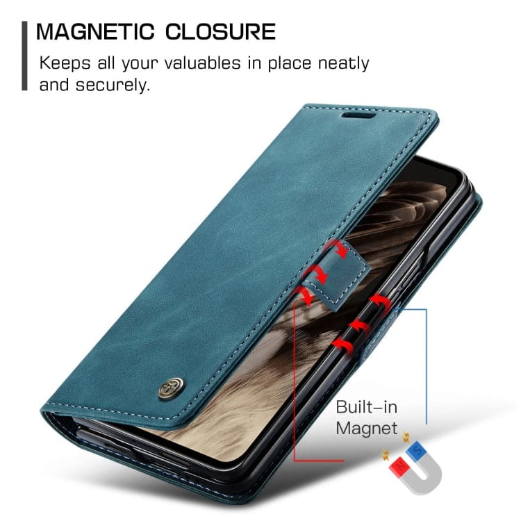 Google Pixel Fold CaseMe 013 Wallet Flip Cover, Magnetic Closing Cover, Card Slots - Image 3
