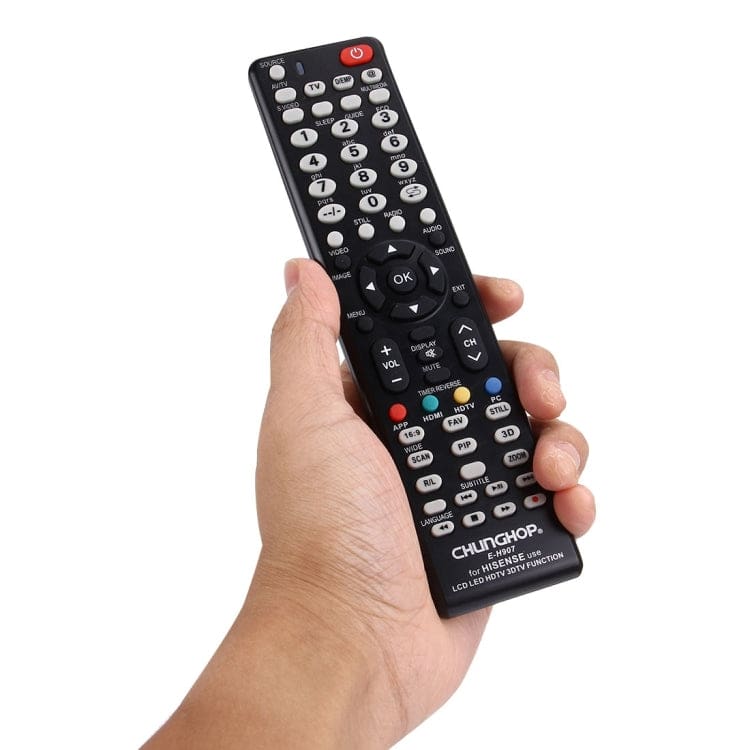 H907 Universal TV Remote Controller for HISENSE LED, LCD, HDTV, & 3DTV (No Setup Required) - Image 4