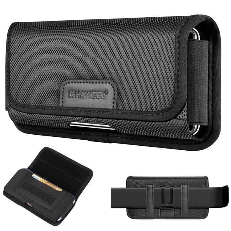 Haweel 6.1" To 6.8" Universal Horizontal Phone Holder, Belt Clip