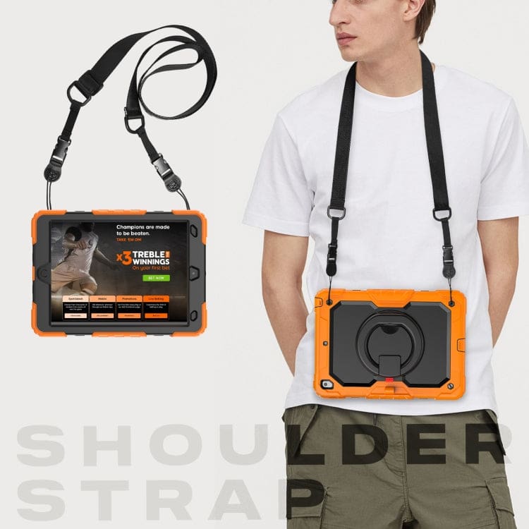 Apple iPad 10.2 (19/20/21) Rugged Tablet Cover with Screen Protector, Stand/Handle/Strap - Image 7