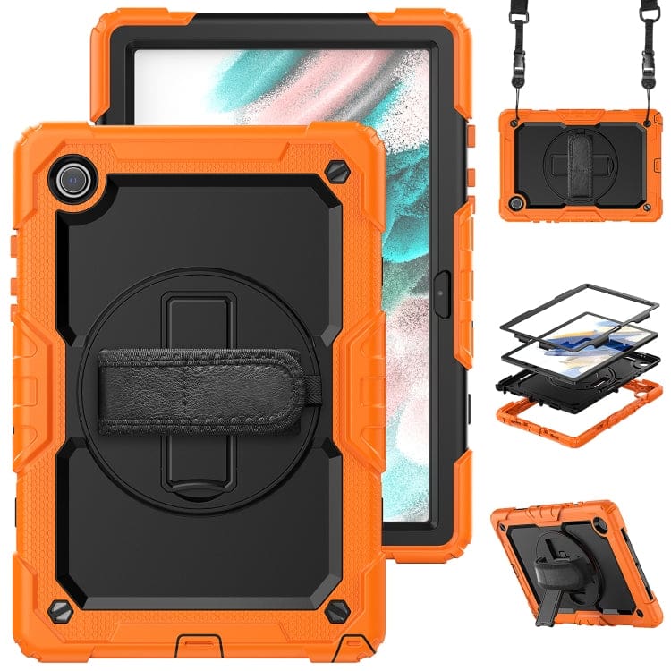 Samsung Galaxy Tab A8 10.5 HD Tablet Cover | Rotating Stand/Hand Grip | Screen Protector - Image 8