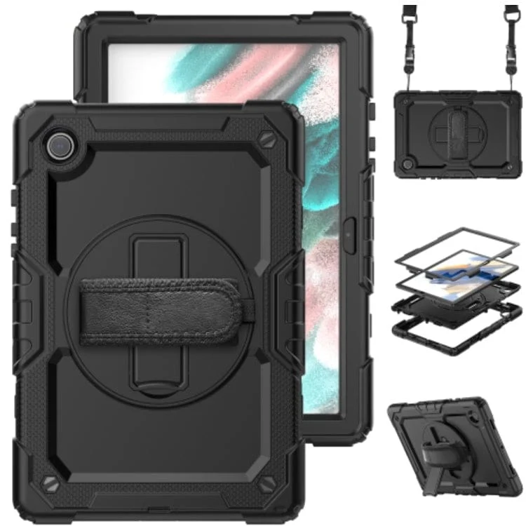 Samsung Galaxy Tab A8 10.5 HD Tablet Cover | Rotating Stand/Hand Grip | Screen Protector - Image 9