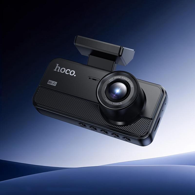 Hoco DV15 3-Channel Dash Cam – Front, Interior & Rear Recording, 2in Display - Image 5