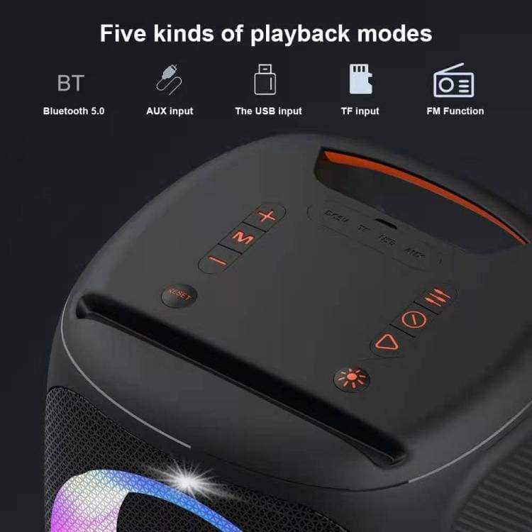 Hopestar Party 100 50W Big Bluetooth Speaker Cube, 10000mAh Battery/Power Bank, TWS, Big LED Light - Image 4