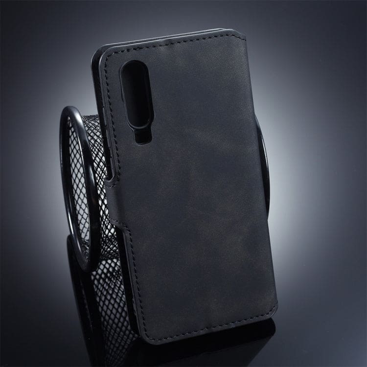 Huawei P30 DGM Phone Wallet with Flip Front, Card Slots, Leather Texture - Image 2