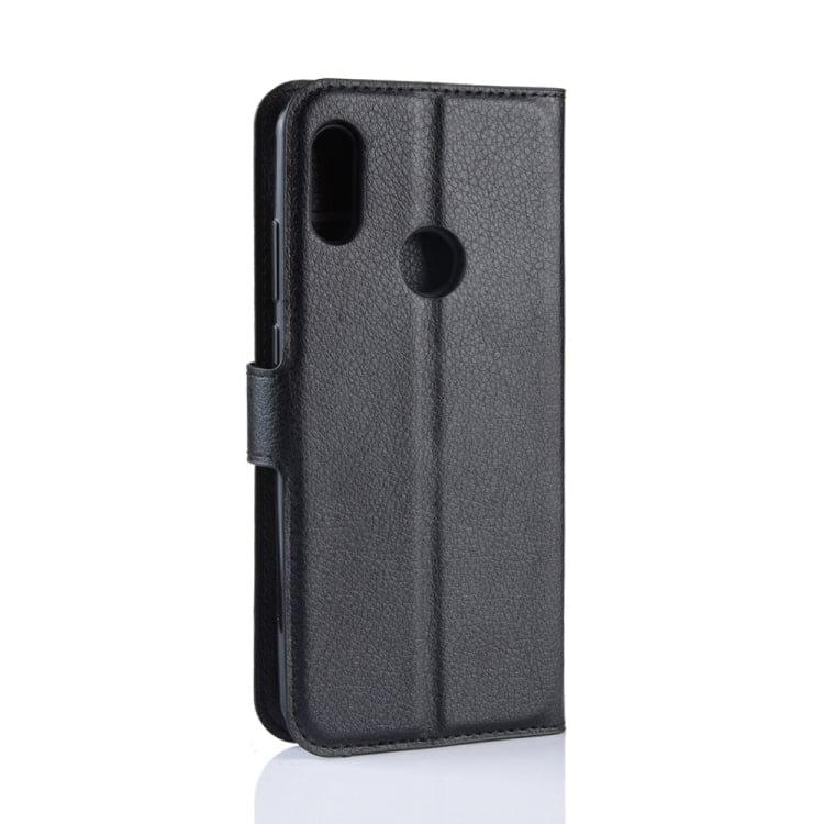 Huawei Y6 2019 - Phone Wallet with Flip Front, Card Slots, Leather Texture - Image 5