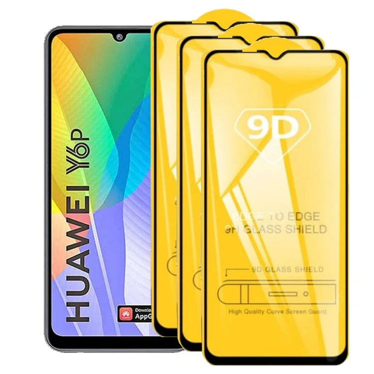 Huawei Y6P - [3PACK] Tempered Glass 9H Hardness, Anti-Scratch