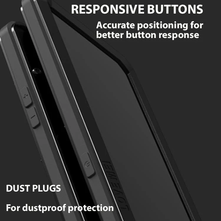 Apple iPhone 13 Mini Love Mei Metal Heavy Duty Rugged Cover - Image 3