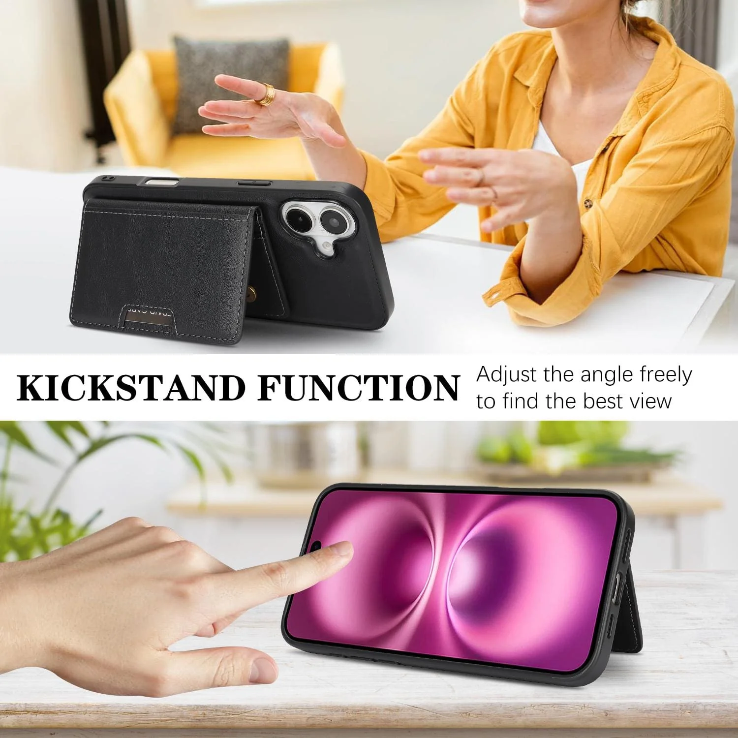 iPhone 17 Kalebol MagSafe Detachable Wallet Cover - Image 5