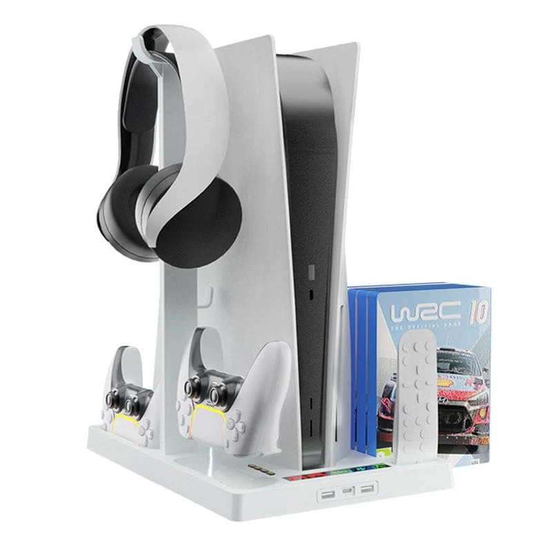 iPlay PS5 Vertical Cooling Stand | Dual Controller Charger Dock & USB Expansion Hub - Image 10