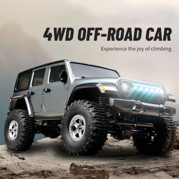JJRC C8801 1/14 Scale 4WD Rock Crawler | All-Terrain RC Trail Truck with Speed Limiter & LED Lights - Image 4