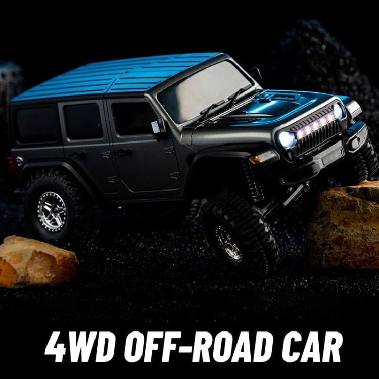 JJRC C8801 1/14 Scale 4WD Rock Crawler | All-Terrain RC Trail Truck with Speed Limiter & LED Lights - Image 9