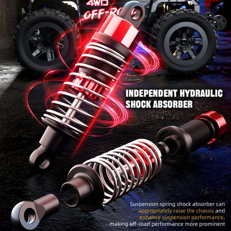 JJRC Cyber 1/16 Brushless RC Car | 40km/h 1:20 RTR Truck with Metal Differentials - Image 4