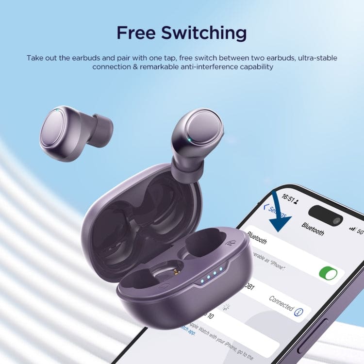 DB1 JDots TWS Earbuds, Bluetooth 5.3, Charging Case - Image 7