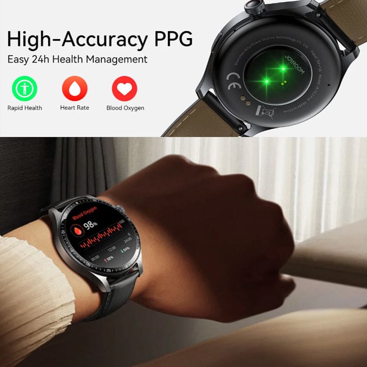 Joyroom JR-FC2 Pro Classic Smart Watch, 1.46" Display, Dual Straps, 1ATM, BT Calling - Image 4