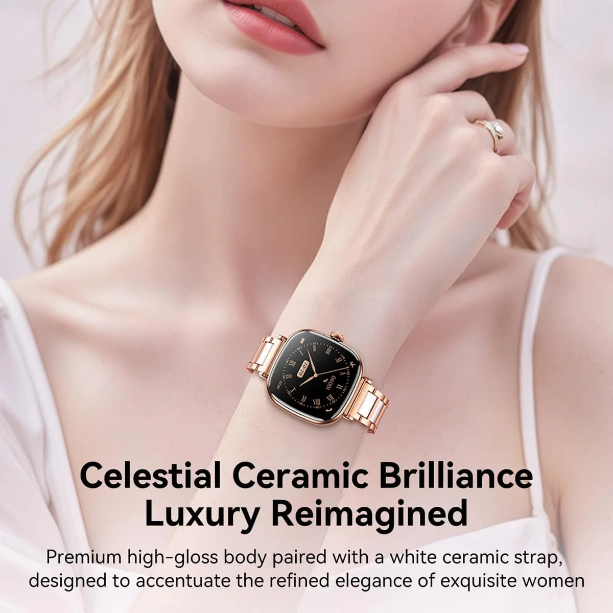 JOYROOM JR-FS1 Star Series Ladies Smart Watch, 1.7in AMOLED screen, 1000nit brightness. - Image 5
