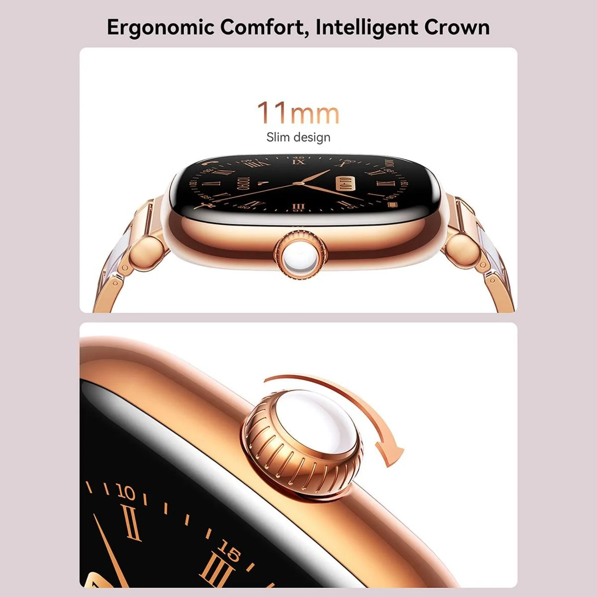 JOYROOM JR-FS1 Star Series Ladies Smart Watch, 1.7in AMOLED screen, 1000nit brightness. - Image 7