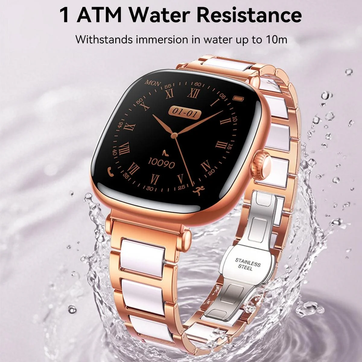JOYROOM JR-FS1 Star Series Ladies Smart Watch, 1.7in AMOLED screen, 1000nit brightness. - Image 9