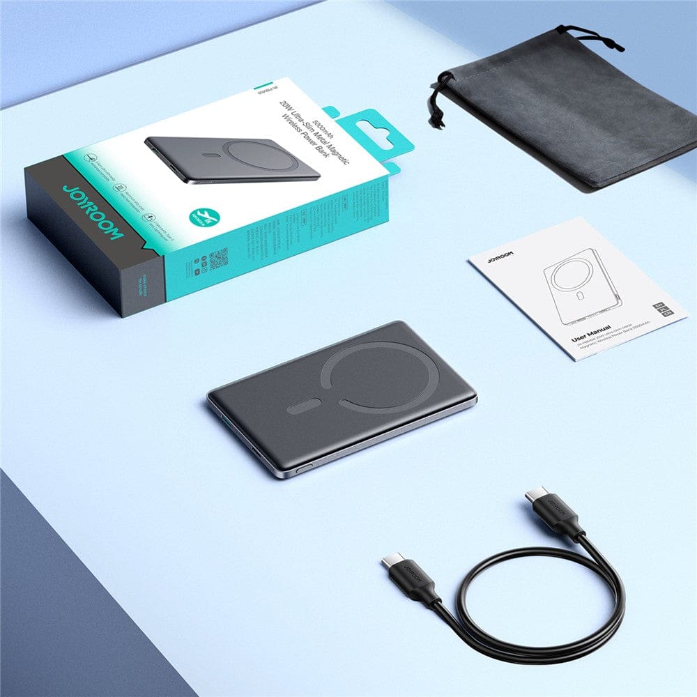 Joyroom JR-PBM08 20W 5000mAh Ultra-Thin Magnetic Wireless Power Bank - Image 11
